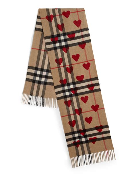 burberry scarf hearts